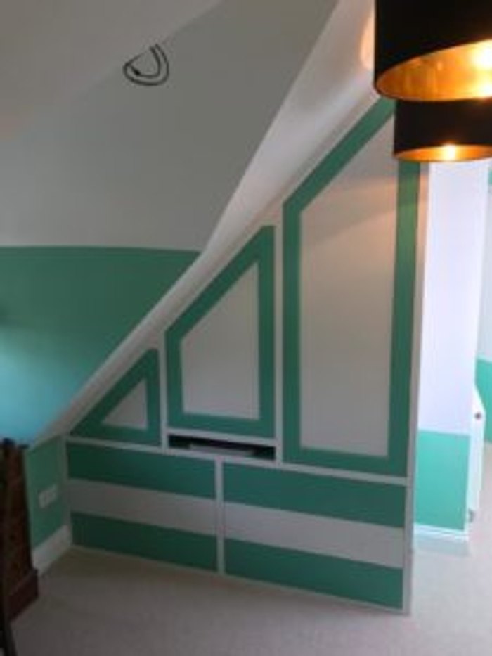 Child&rsquo;s bedroom decorated in a chosen colour scheme