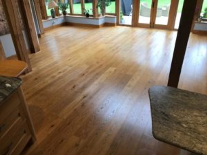 Restored and sealed timber floor