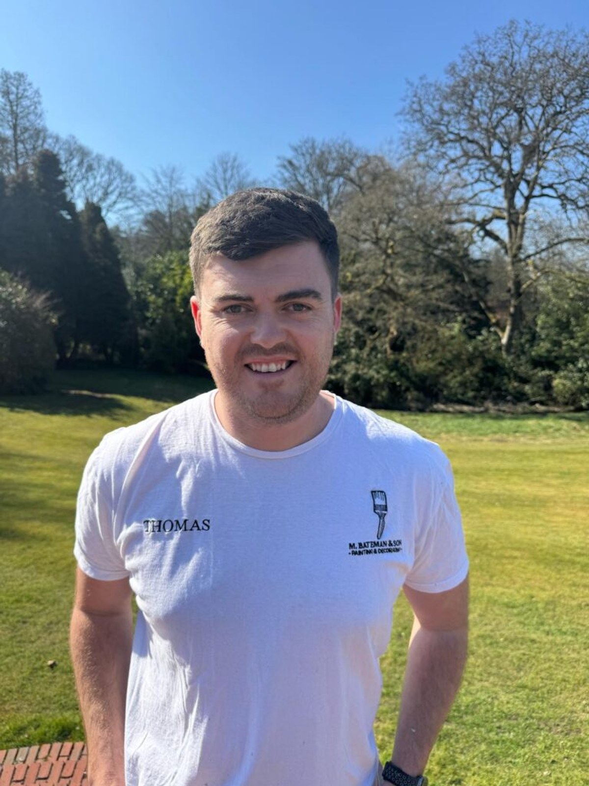 Thomas Bateman of M.Bateman & Son Painting and Decorating, Petersfield